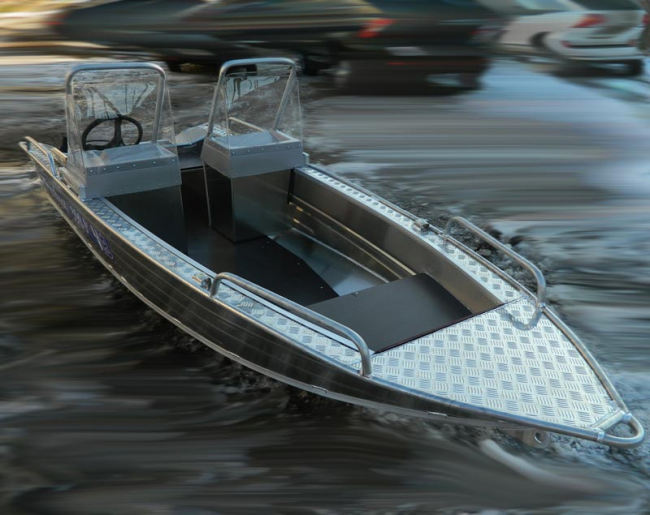 Wyatboat-390У с консолями